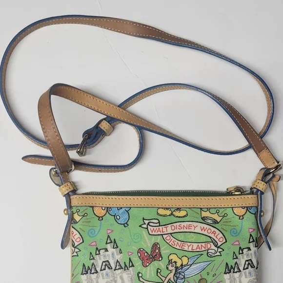 Dooney & Bourke Disney Sketchbook Tinkerbell Letter Carrier Bag - Picture 6 of 7